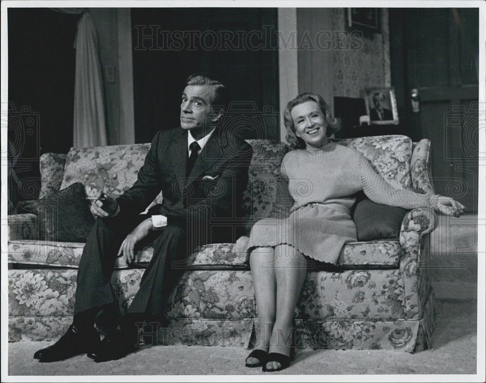 1974 Press Photo Dana Andrews, Mary Todd, Best of Friends Historic Images