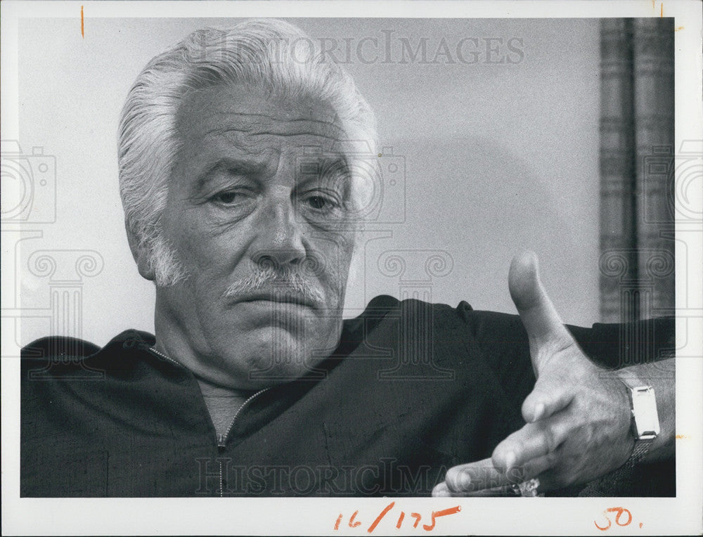 1973 Press Photo Cesar Romero Actor - Historic Images