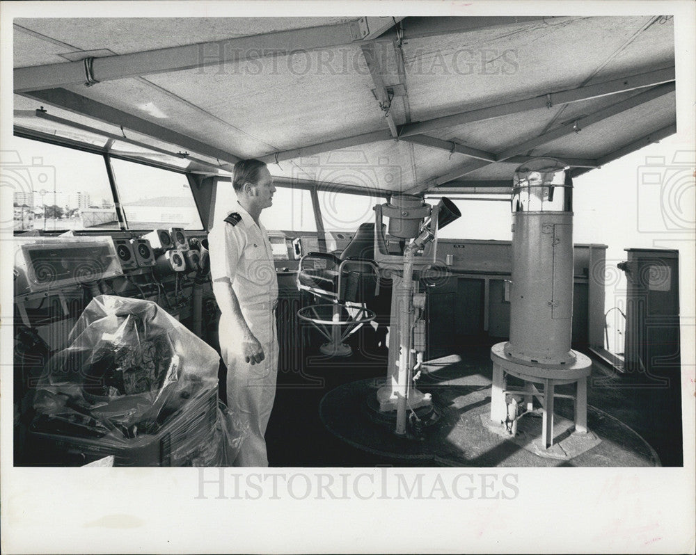 1971 Press Photo Navy Minesweeper USS Dominant - Historic Images