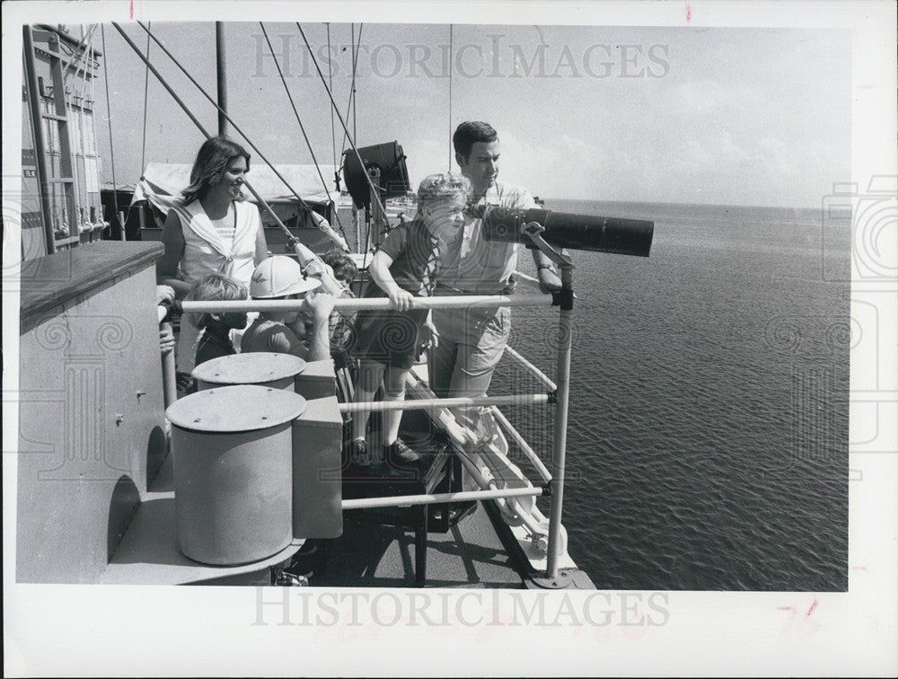 1972 Press Photo Navy Minesweeper USS Dominant - Historic Images