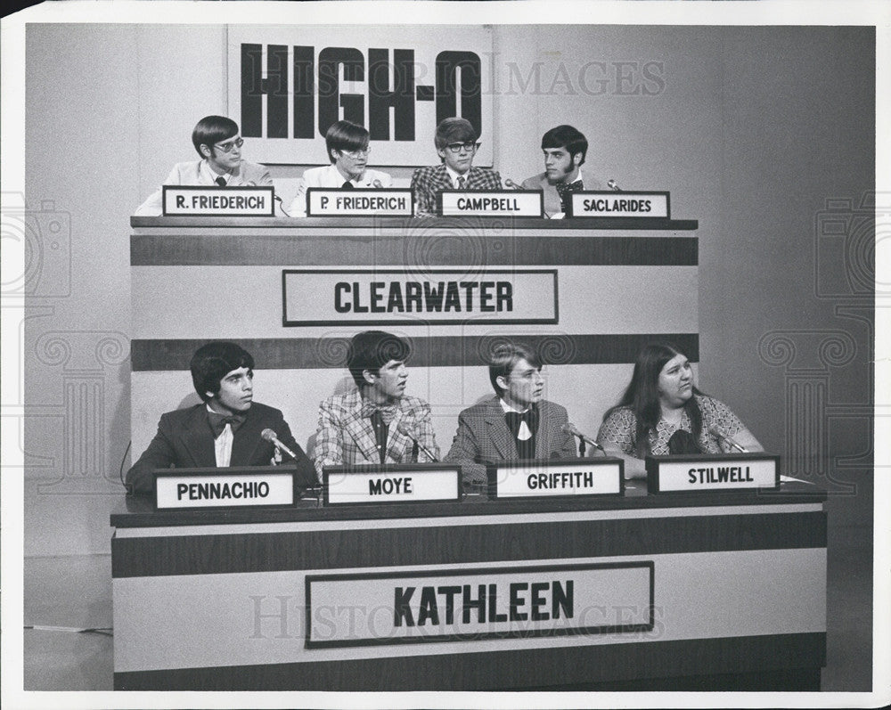 Press Photo Clearwater High Vs Kathleen High On High-Q - Historic Images