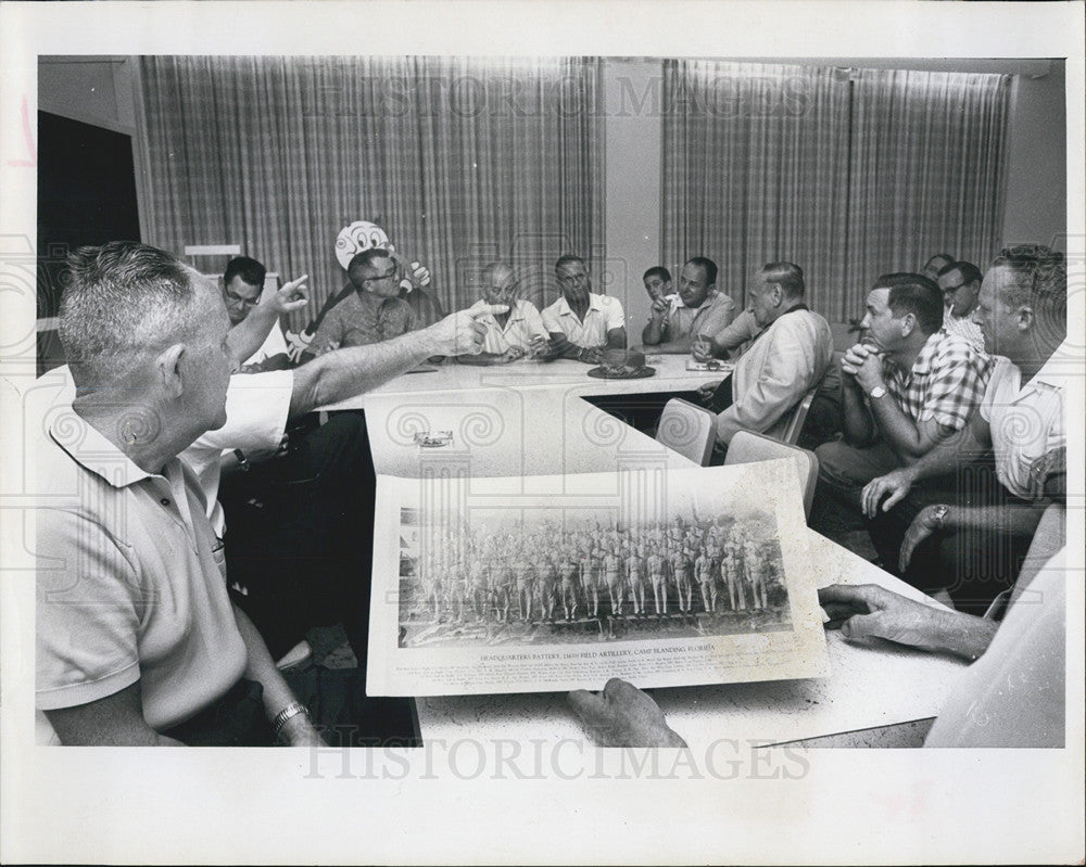 1965 Press Photo National Guardsmen Meeting, St Petersburg and Tampa - Historic Images