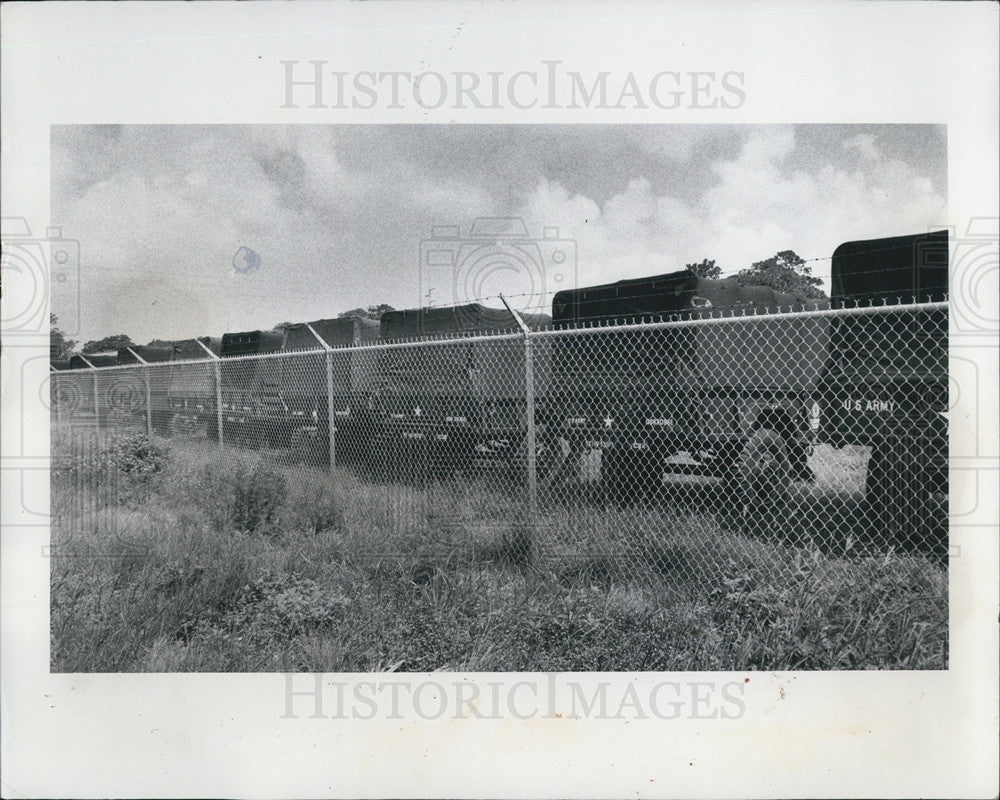 1974 Press Photo St. Petersburg National Guard Armory - Historic Images