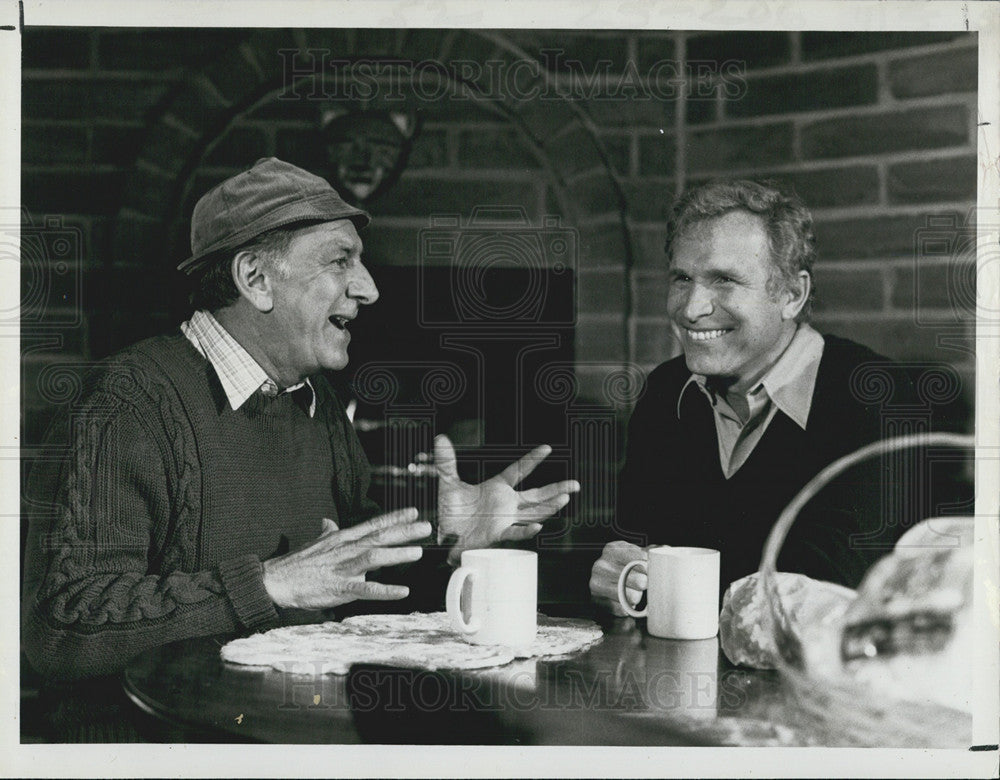 1983 Press Photo Wayne Rogers Jack Klugman Southern California - Historic Images