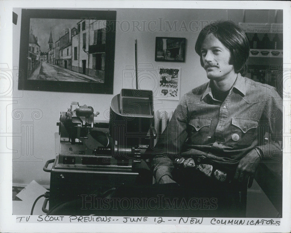 1970 Press Photo Peter Fonda Actor New Communicators - Historic Images