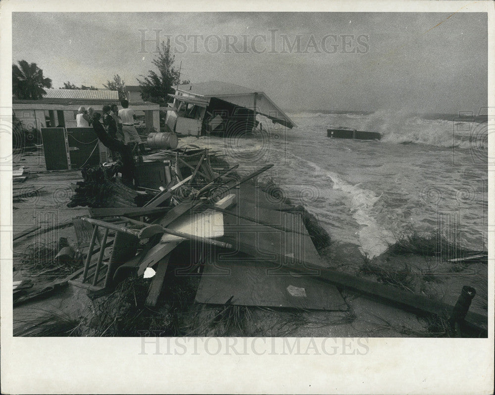 1972 Press Photo Hurricane Agnes Leaves Devastation - Historic Images