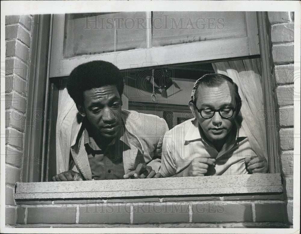 1970 Press Photo Bill Cosby Wally Cox Actors Show - Historic Images