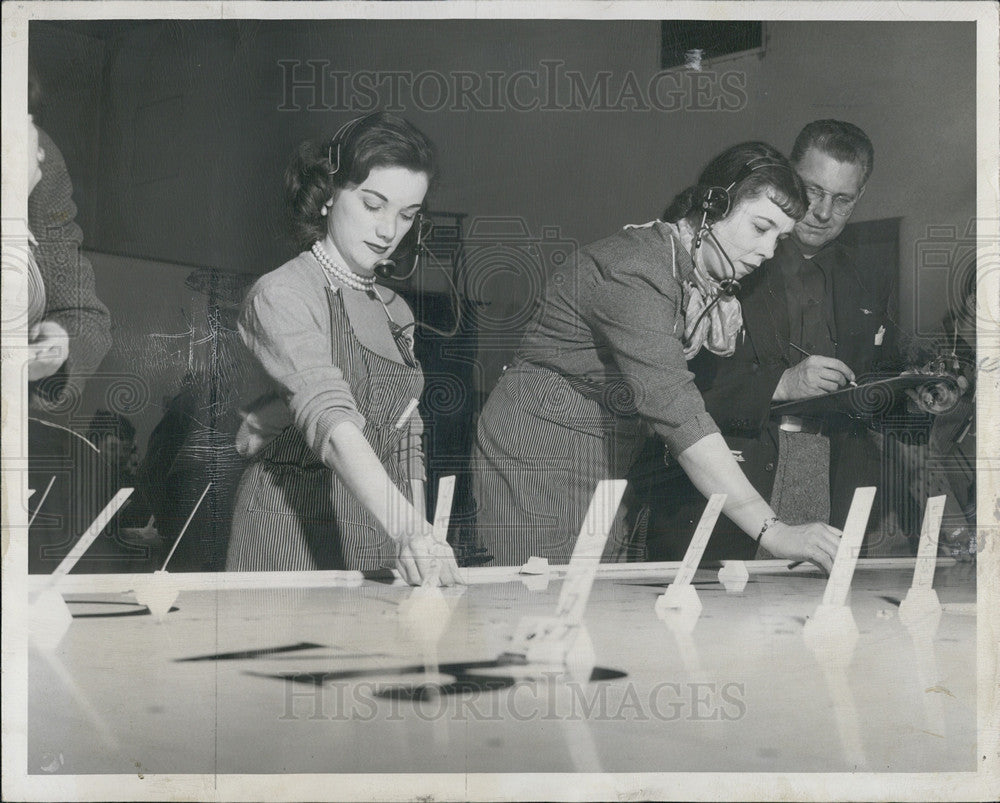 1951 Press Photo Chicago Museum Of Sci And Industry Air Defense Center - Historic Images