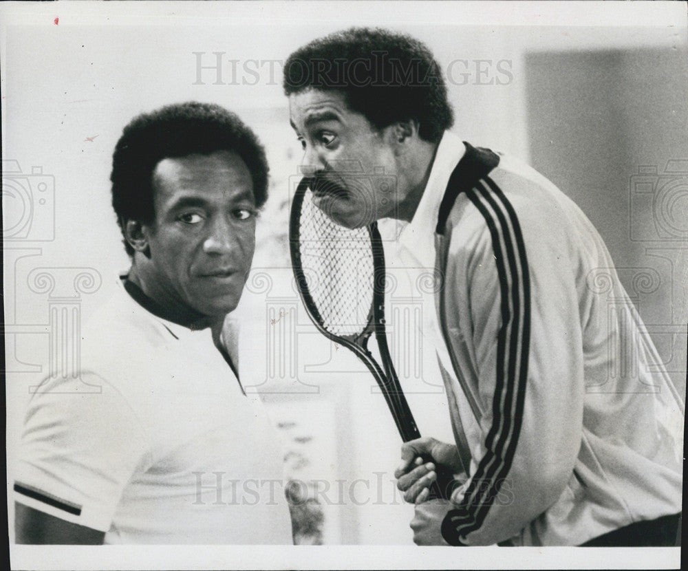 1980 Press Photo Bill Cosby/Richard Pryor/Actor/Comedian/Writer - Historic Images