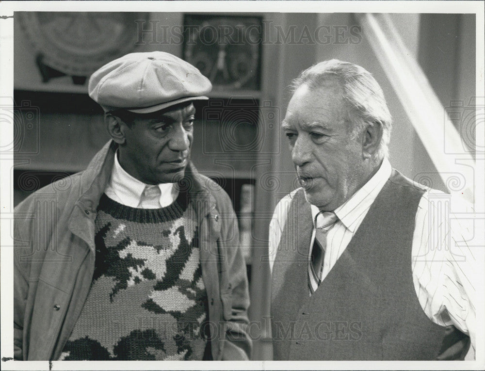1989 Press Photo Bill Cosby/Actor Comedian/Anthony Quinn/Painter/Writer - Historic Images