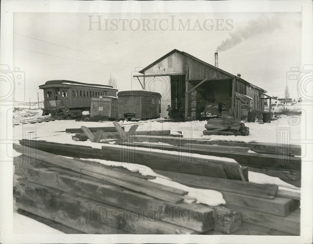 1942 Press Photo Local Farmers and Businessmen Own Railroad - Historic Images