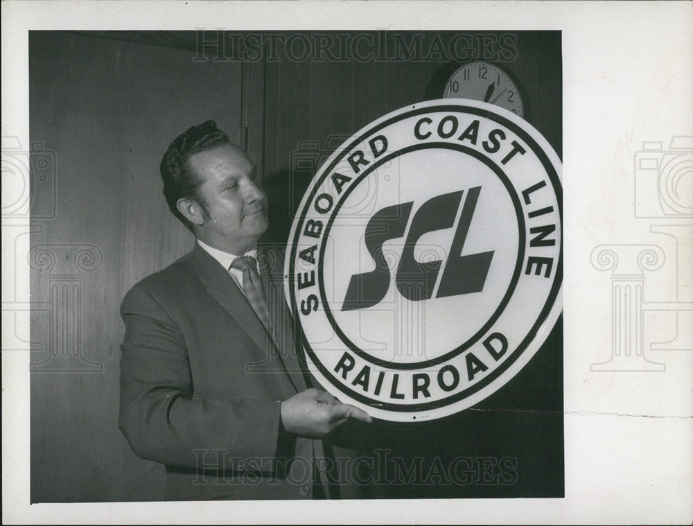 1971 Press Photo Seaboard Coast Line Railroad. - Historic Images