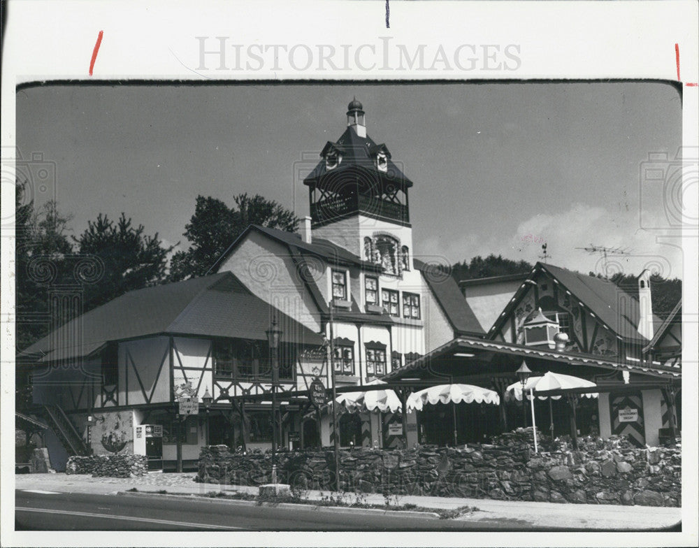 1979 Press Photo Bavarian Style House in Helen, Georgia - Historic Images