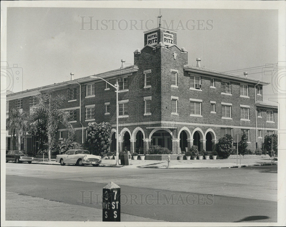 1965 Press Photo Hotel Ritz Downtown St. Petersburg Florida - Historic Images