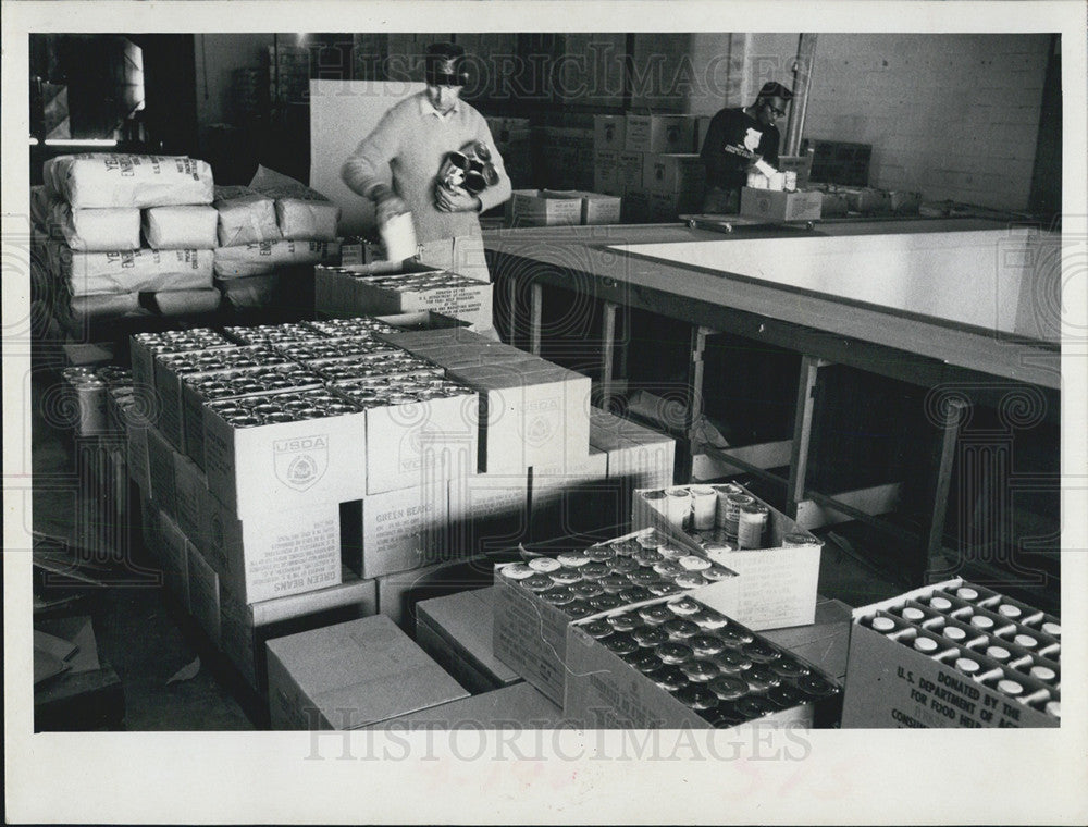 1968 Press Photo St Petersburg food warehouse - Historic Images