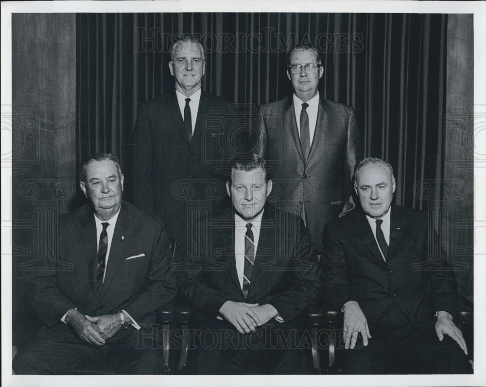 1965 Press Photo Florida Turnpike Authority Members Colonel Thomas Manuel J. - Historic Images