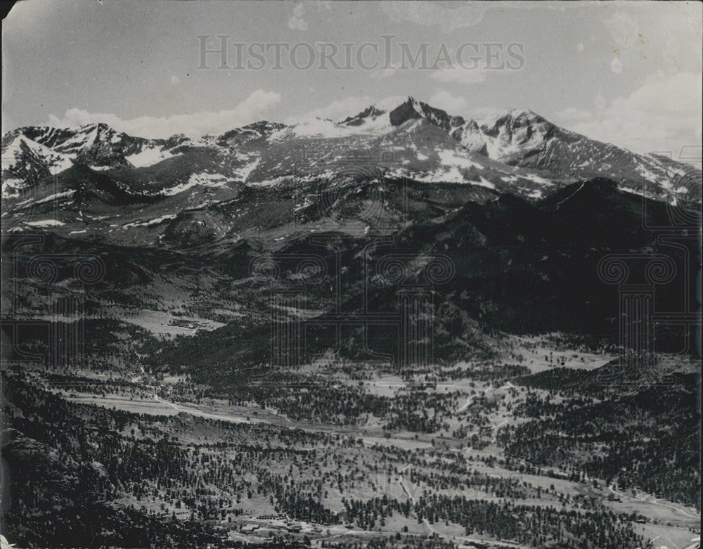 1934 Press Photo Mountains - Historic Images