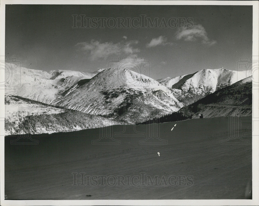 1954 Press Photo Mountains - Historic Images