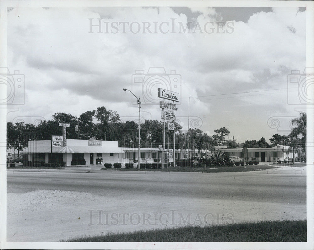 1971 Press Photo Cadillac Motel St. Petersburg - Historic Images