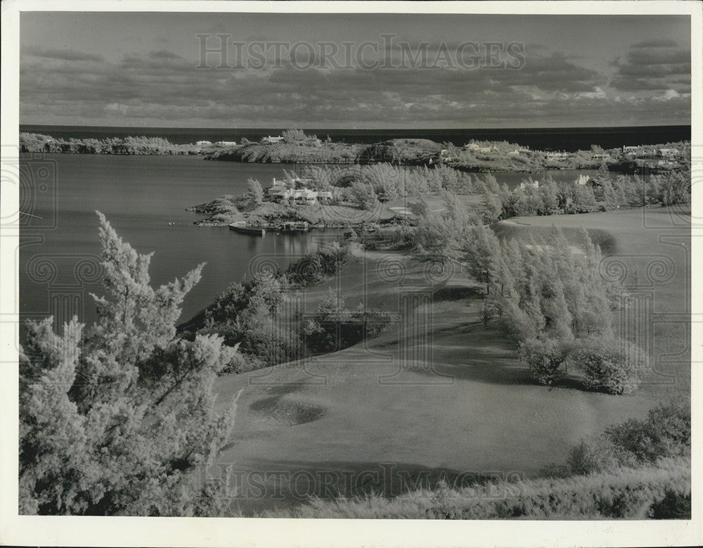 1966 Press Photo Castle Harbor Golf Club Bermuda Black &amp; White Classic Vintage - Historic Images