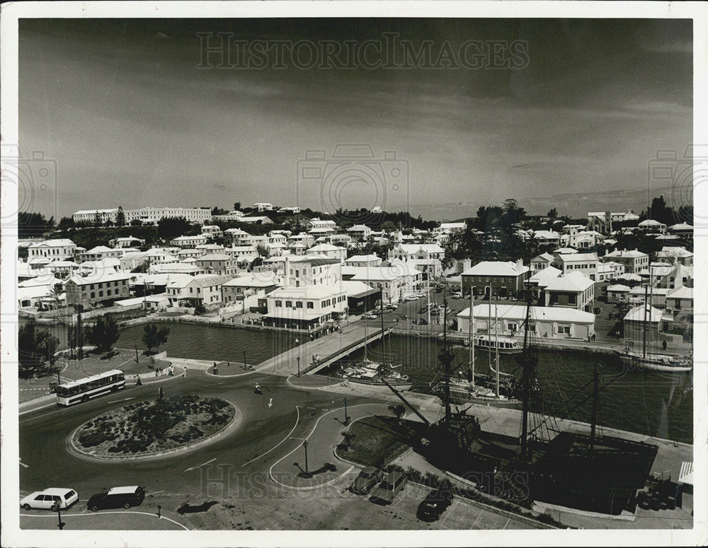 1983 Press Photo King&#39;s Square St. George&#39;s Bermuda Capital - Historic Images