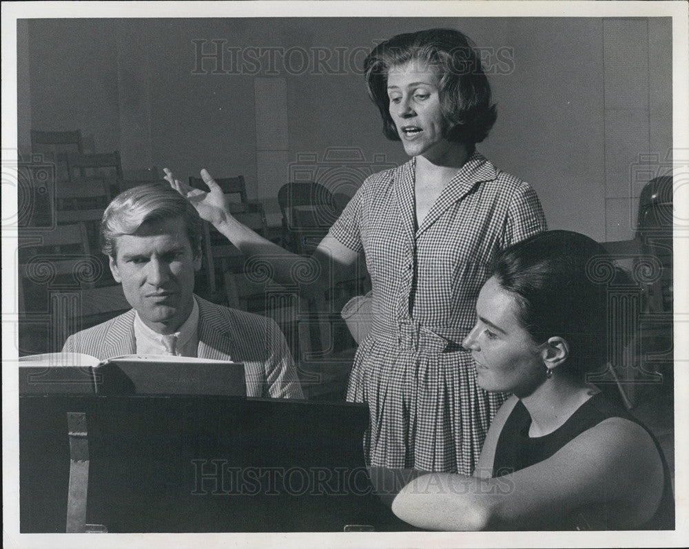 1967 Press Photo Florida State University Faculty Ethel Streety Donna Jeffrey - Historic Images