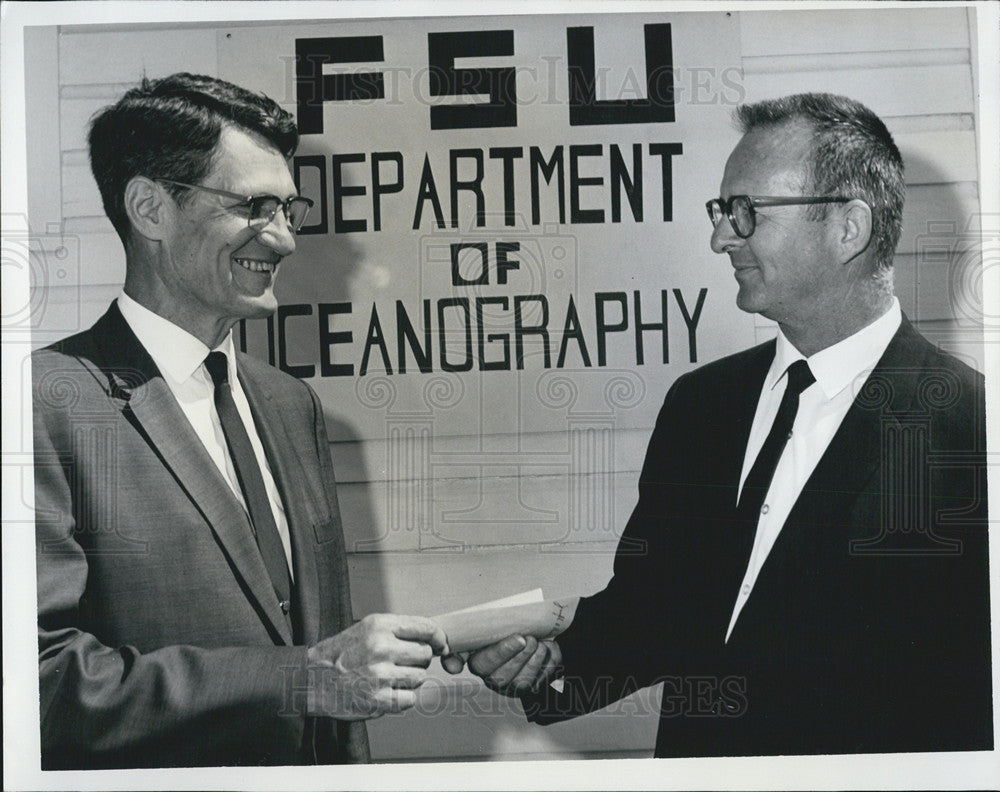 1969 Press Photo Florida State University gets for study of sedimentation. - Historic Images