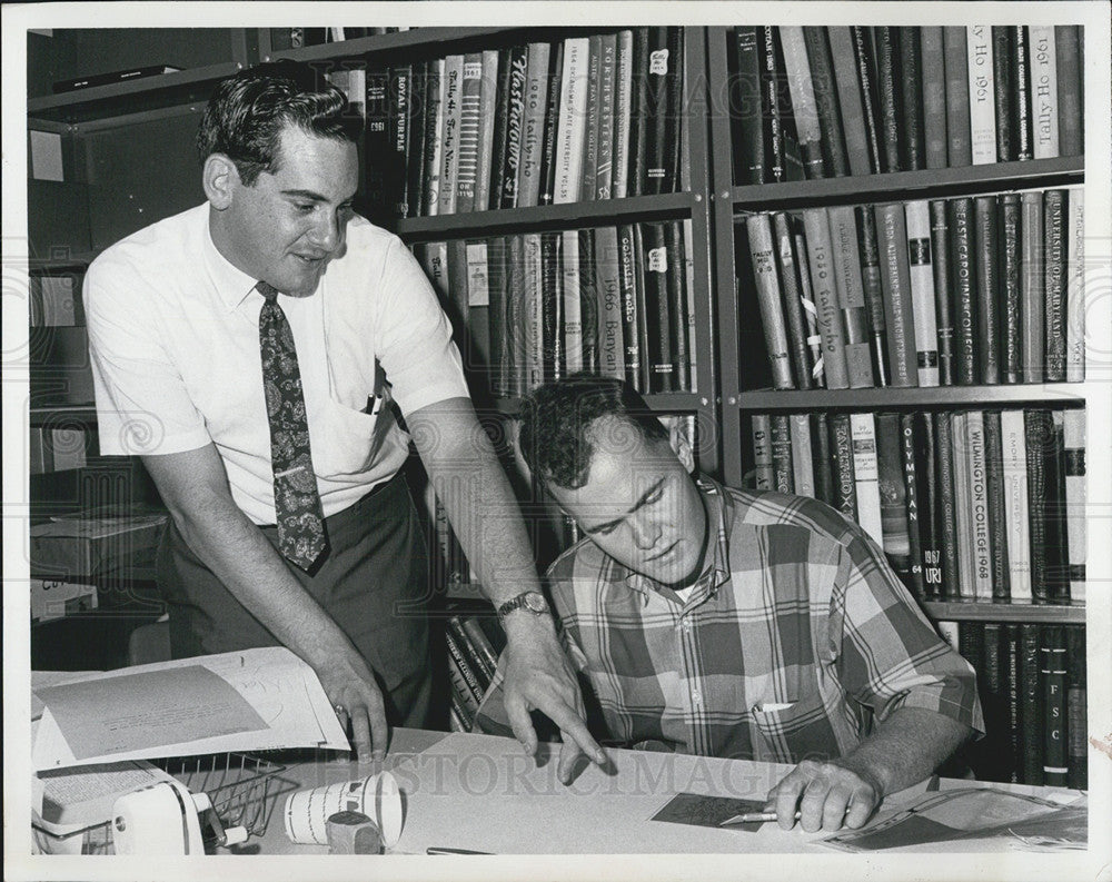 1968 Press Photo Student editors Florida state University George Waas Sam - Historic Images