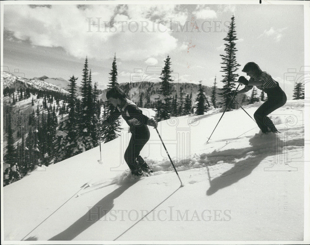 1981 Press Photo Canada&#39;s Ski Most Developed Ski Area British Columbia - Historic Images