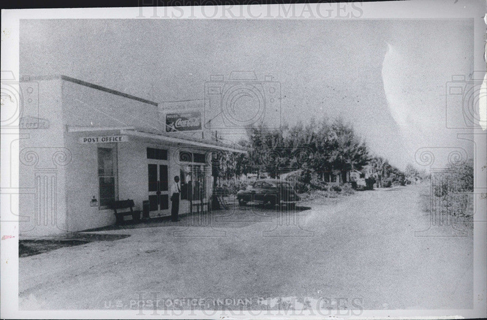 1978 Press Photo Post Office Indian Rocks Beach Florida - Historic Images