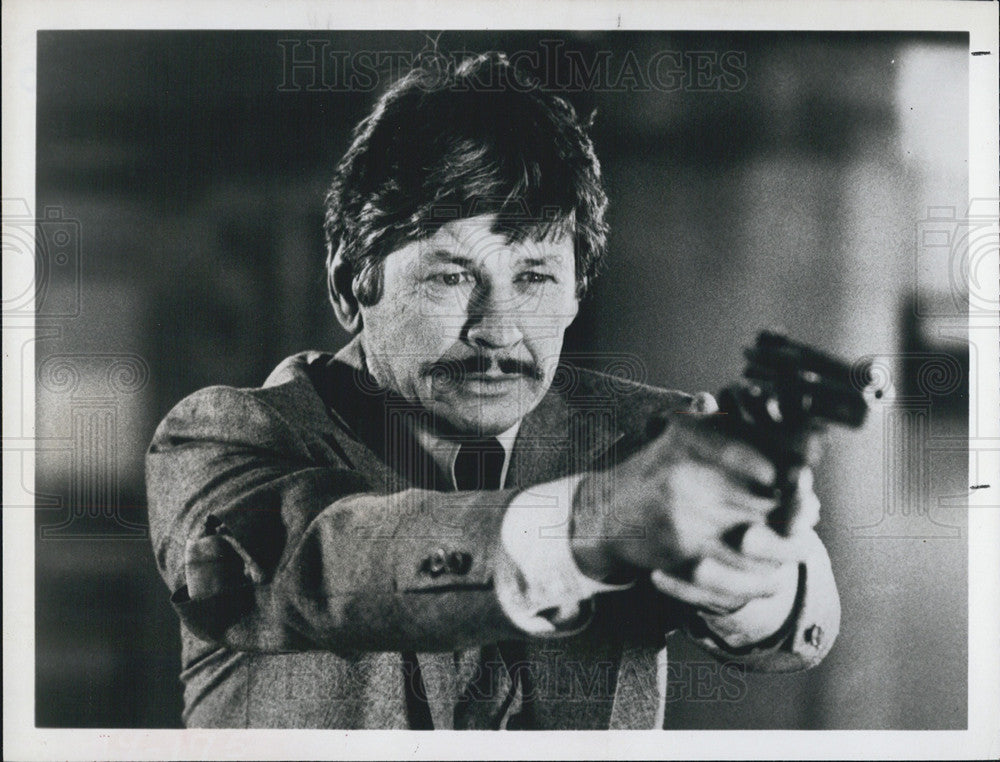 1980 Press Photo Charles Bronson in the movie Telefon - Historic Images