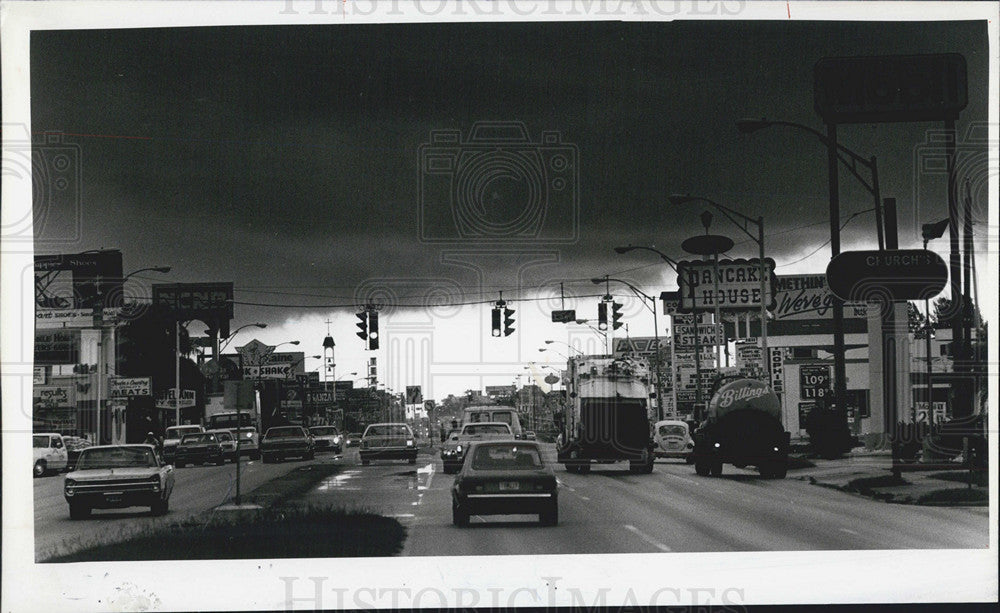 1983 Press Photo Thunderstorm Pinellas County Florida - Historic Images