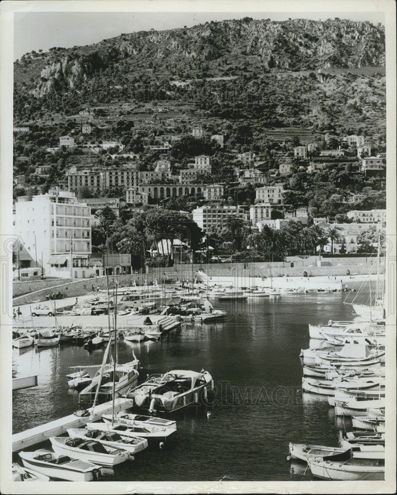 1964 Press Photo Frence Riveria Harbor Nice - Historic Images