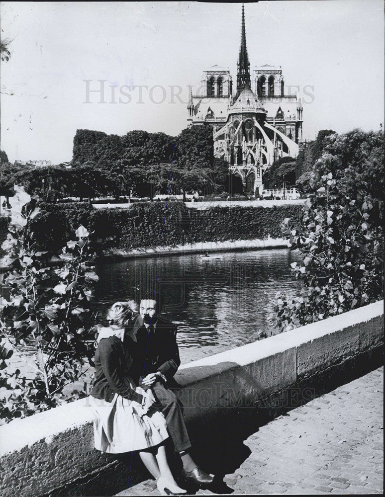 1970 Press Photo Notre Dame Cathedral. Paris,France - Historic Images