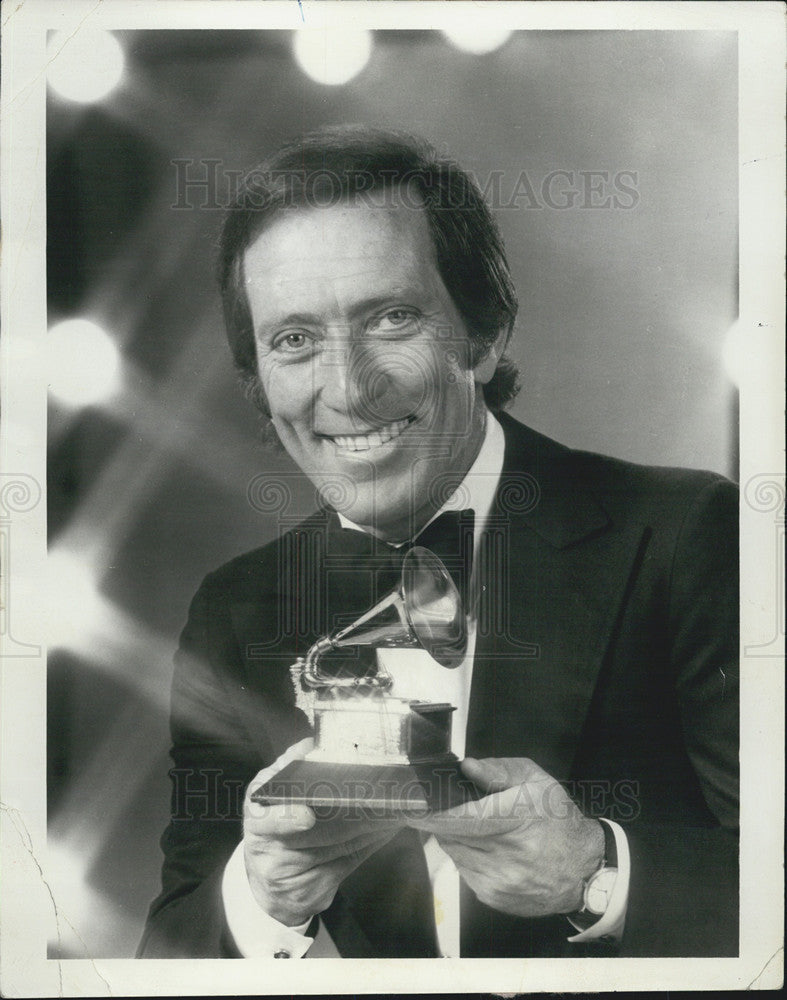 1972 Press Photo Andy Williams head shot. - Historic Images