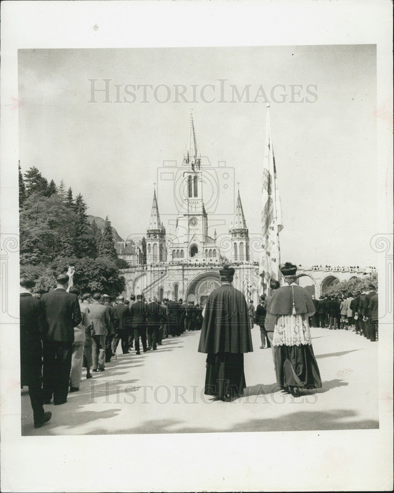 Press Photo Lourdes, France - Historic Images