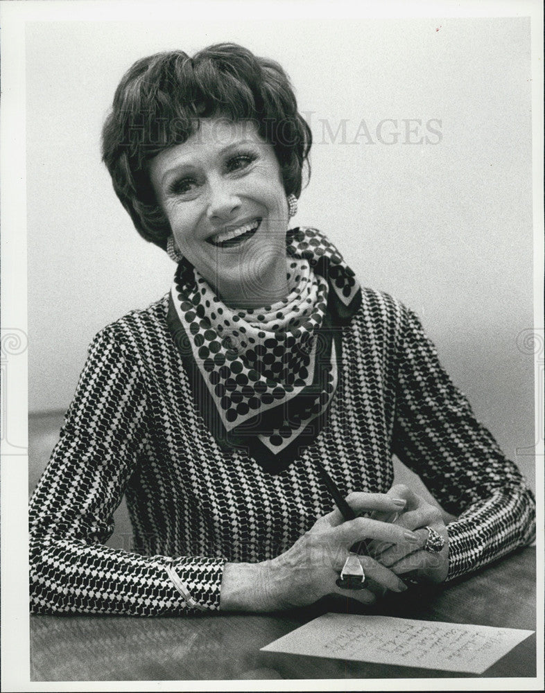 1977 Press Photo Ruth Warwick in &quot;All My Children&quot; - Historic Images