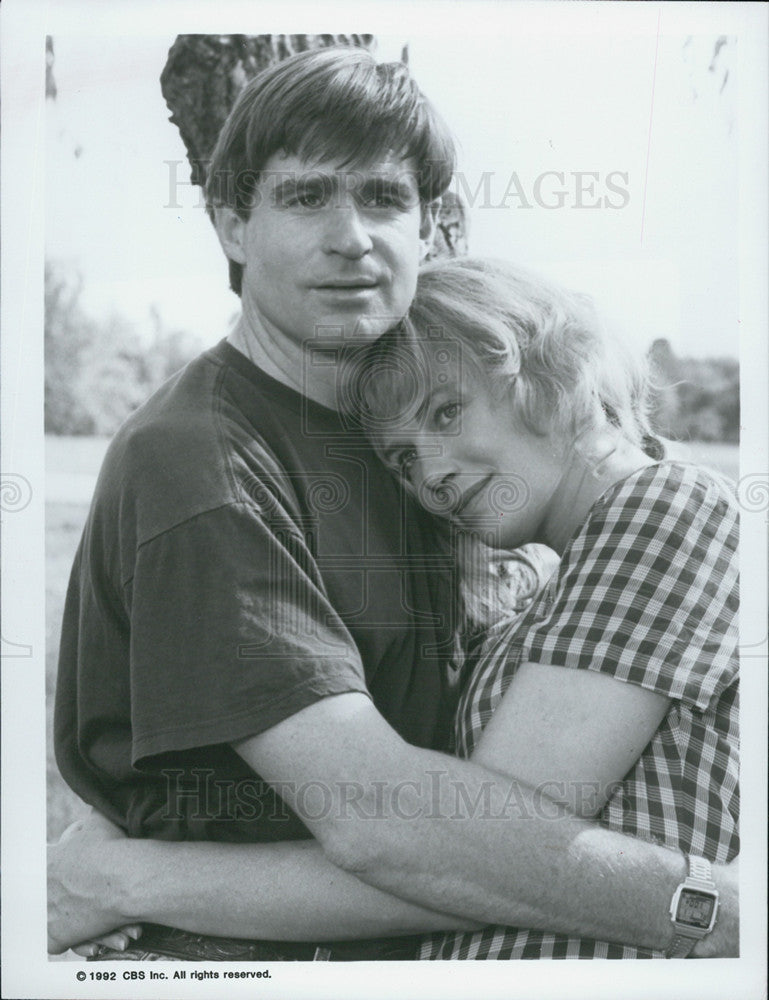 1992 Press Photo Actors Treat Williams and Kelly McGillis - Historic Images