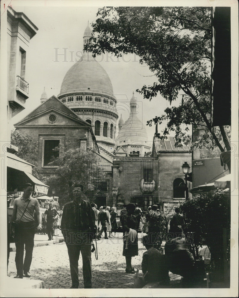 Press Photo Montmartre, Paris, France - Historic Images