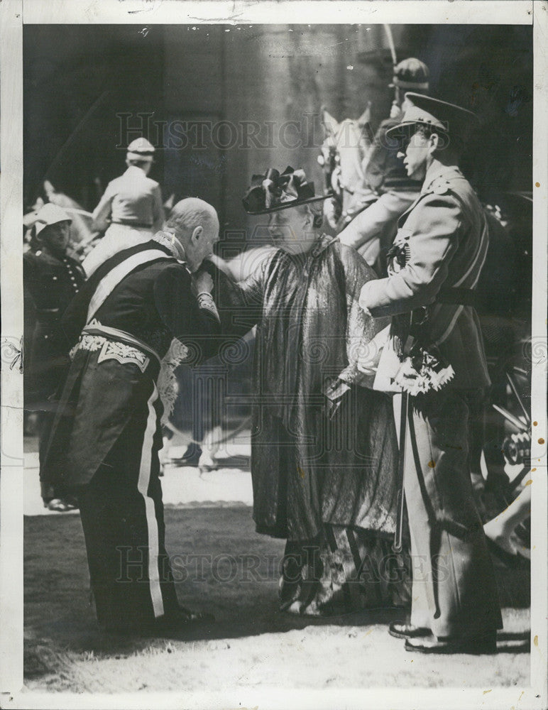1939 Press Photo Queen Wilhelmina - Historic Images