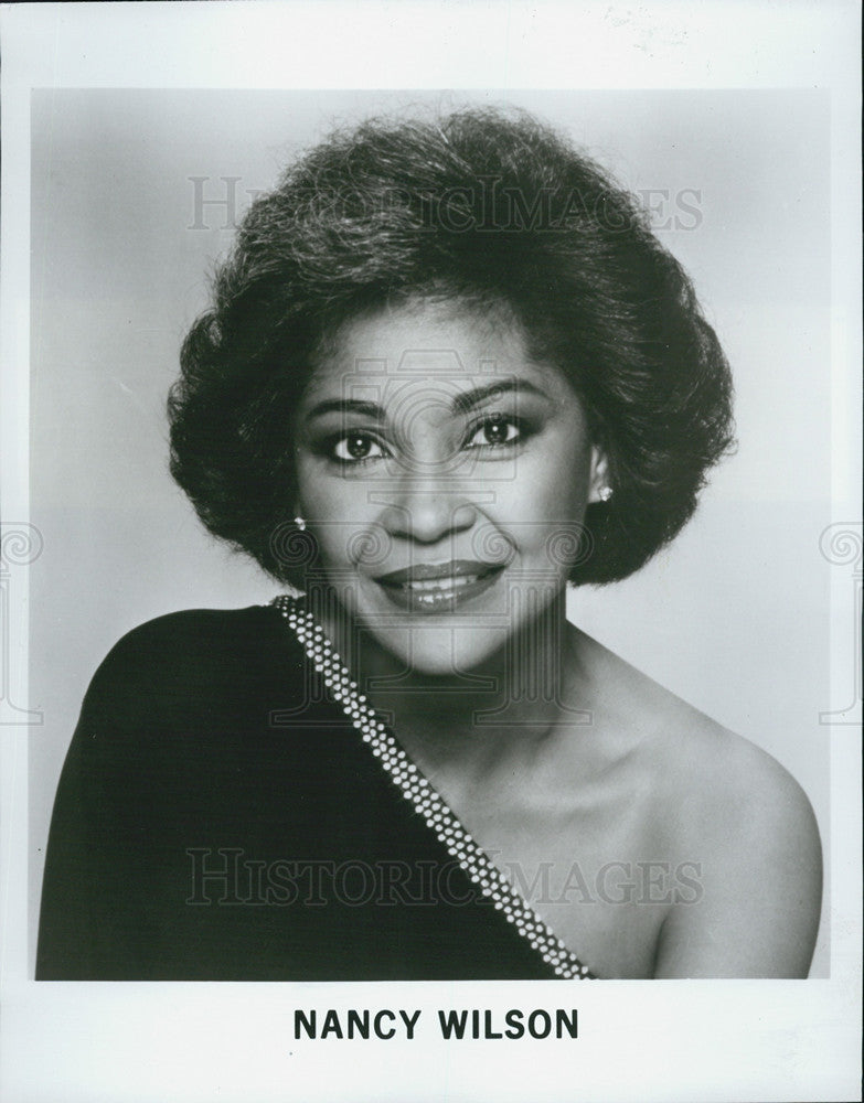 1985 Press Photo Nancy Wilson - Historic Images