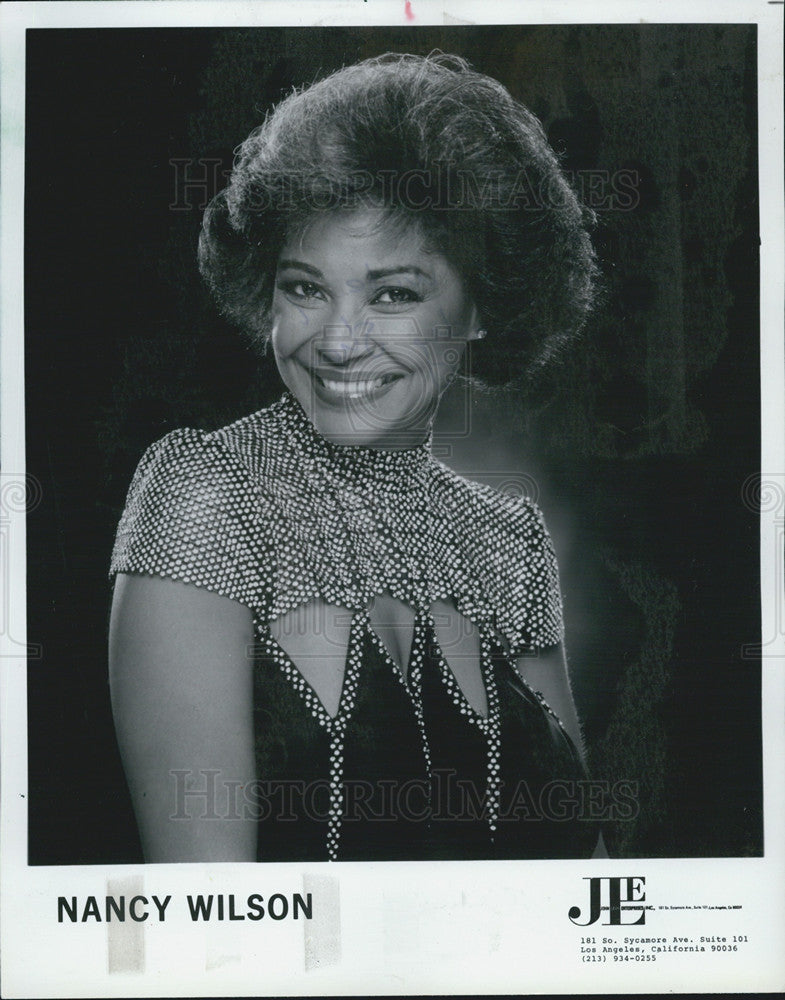 1984 Press Photo Nancy Wilson - Historic Images