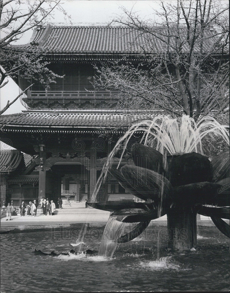 1964 Press Photo Nigashi Honganji Temple, Kyoto - Historic Images