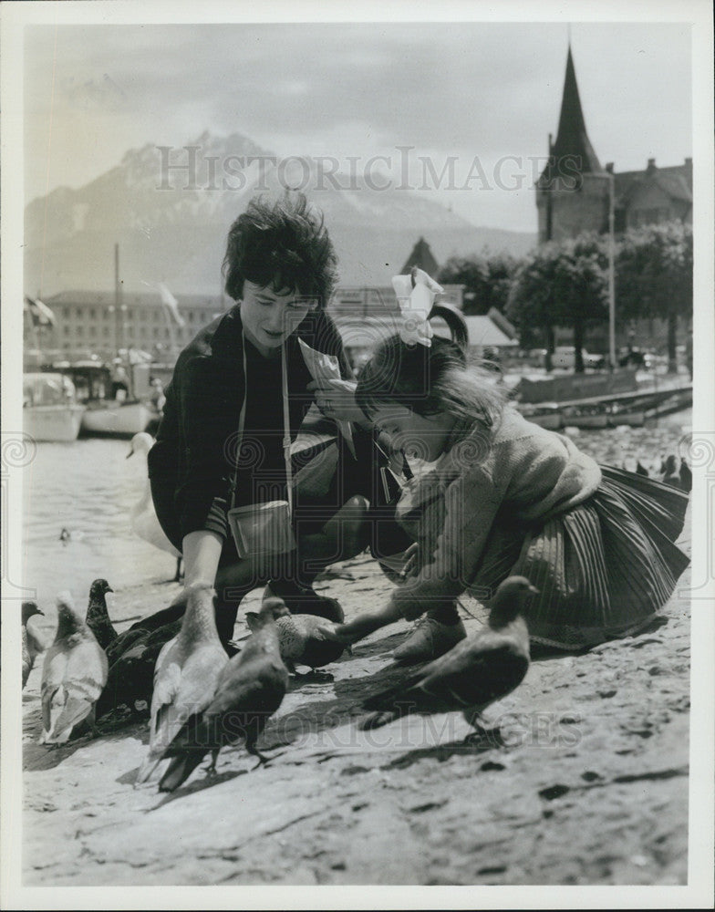 1965 Press Photo Lucerne Switzerland Lake - Historic Images