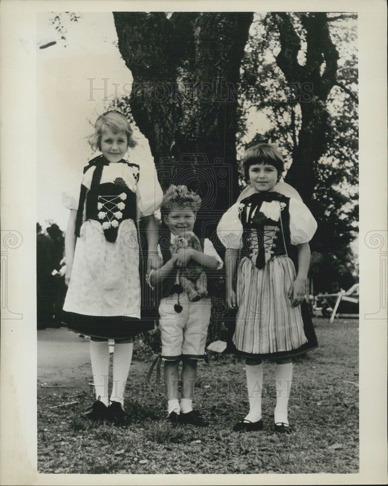 1966 Press Photo Lucerne Switzerland Children - Historic Images