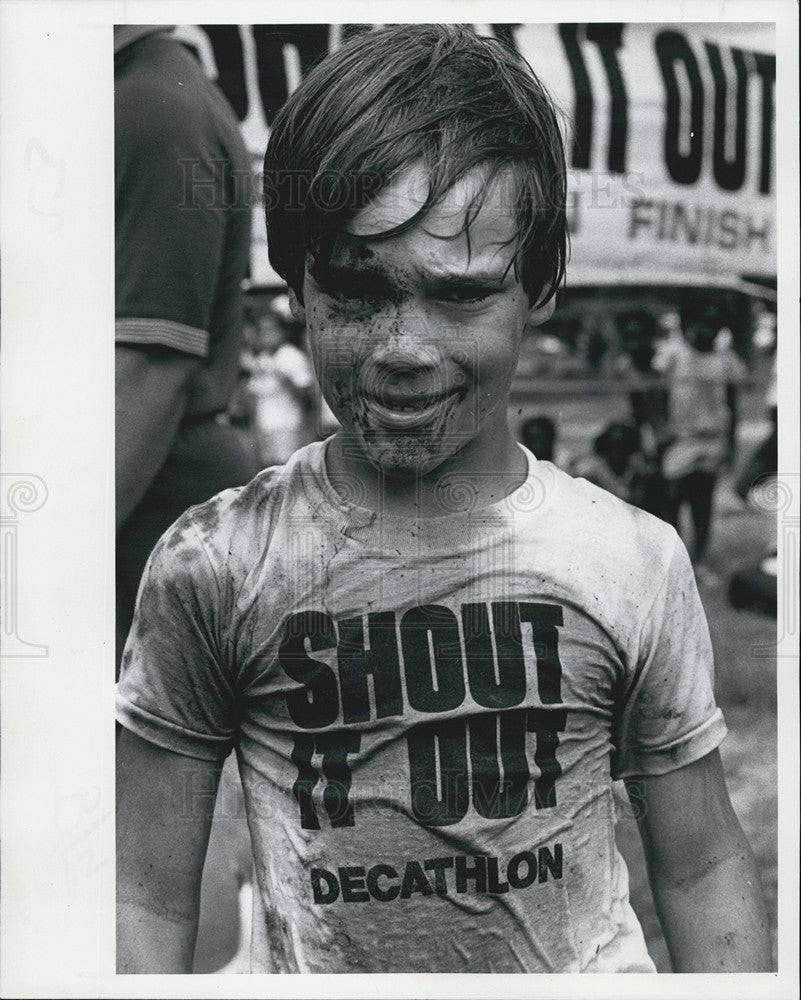 1977 Press Photo Youth Participates In Tampa Shout It Out Event - Historic Images