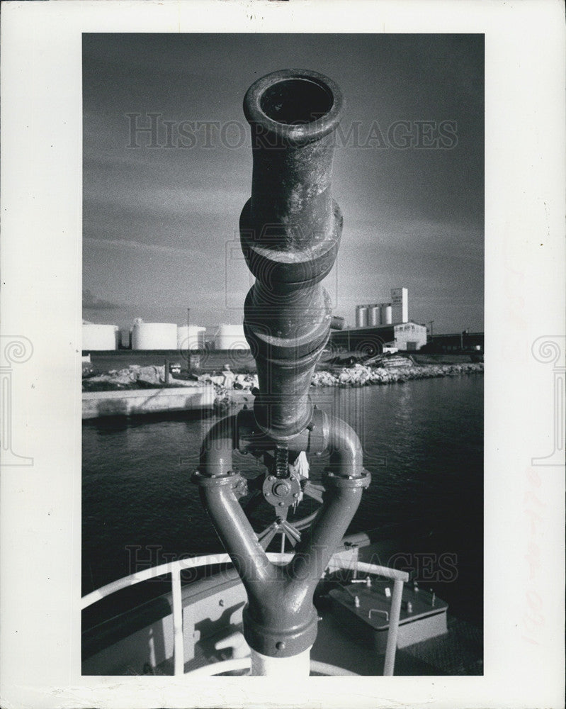 1972 Press Photo Tampa Bay Florida Fire Fighting Equipment - Historic Images