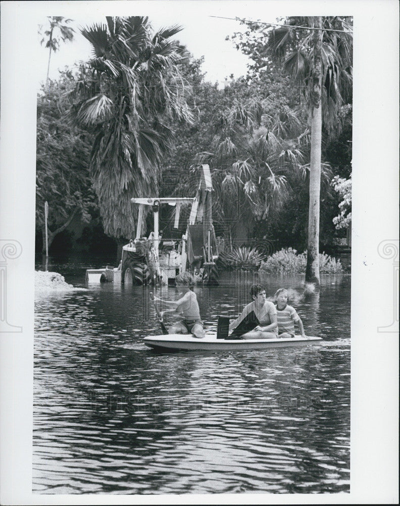 1982 Press Photo St. Petersburg Florida Floods - Historic Images