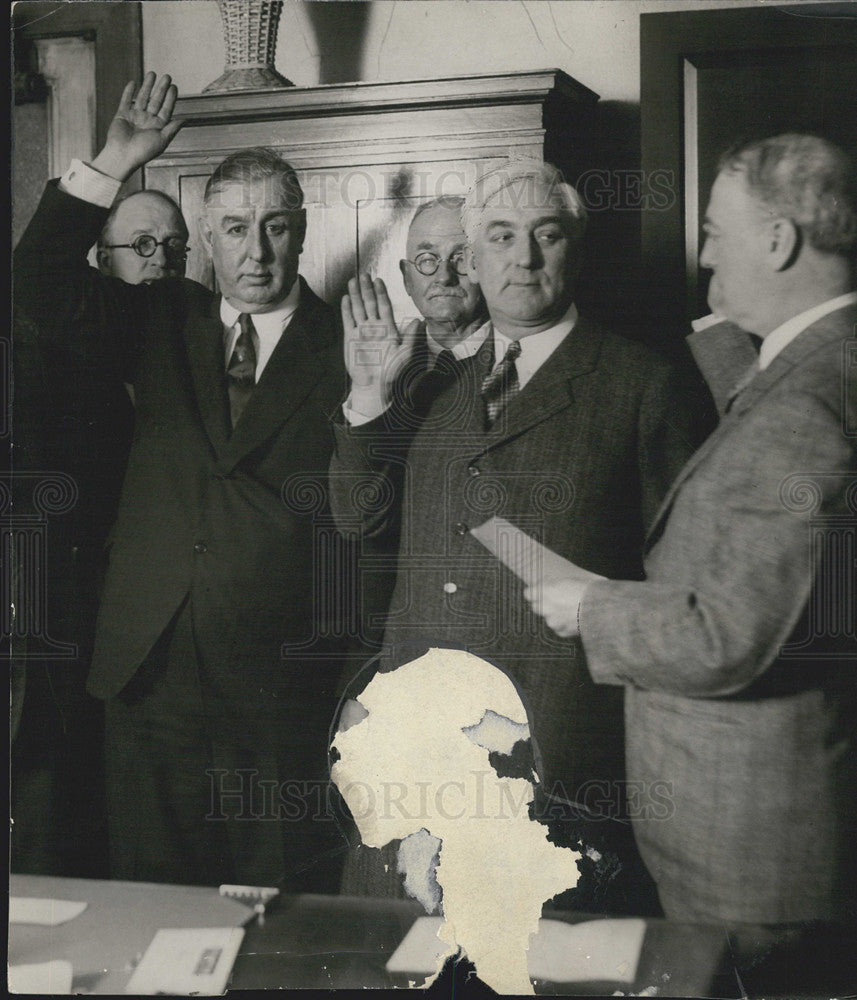 1927 Press Photo City politicians Elections City - Historic Images