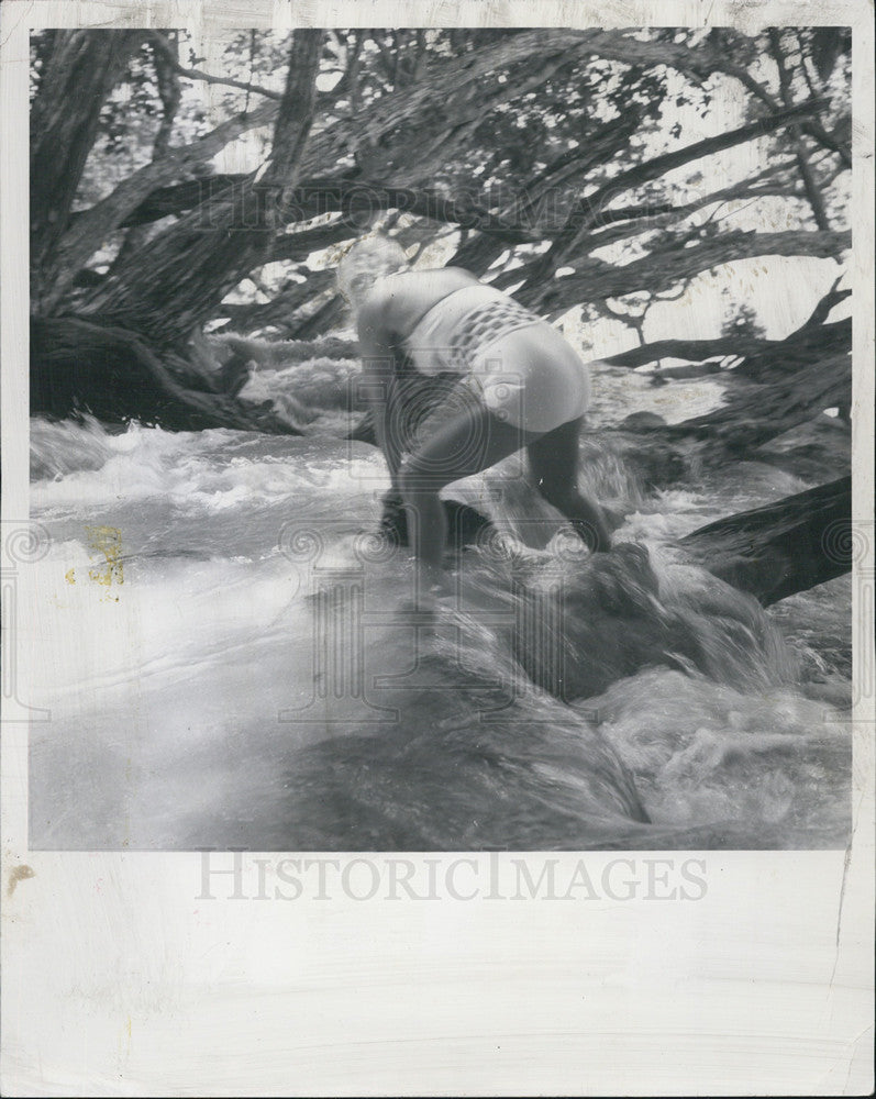 1962 Press Photo Dunn&#39;s River Falls/Jamaica/Elaine DuGoff - Historic Images